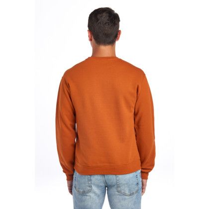 Custom Jerzees - NuBlend Crewneck Sweatshirt - Texas Orange Back View