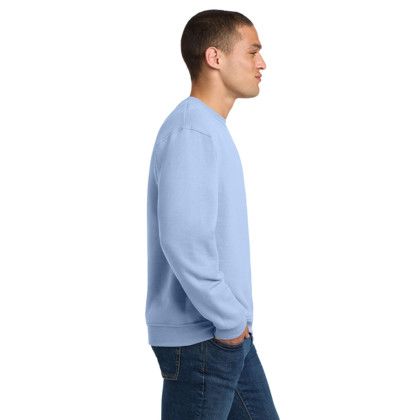 Custom Jerzees - NuBlend Crewneck Sweatshirt - Light blue Side View