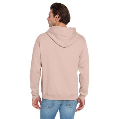Custom Jerzees - NuBlend Pullover Hooded Sweatshirt - Blush Pink back View 