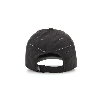 Custom PGA Tour 6-Panel Perforated Cap - Caviar Back View
