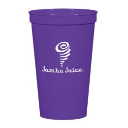 Customizable 22 oz Big Game Stadium Cup Purple Customizable 22 oz Big Game Stadium Cup Purple