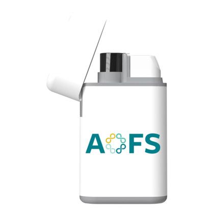 Custom MK Lighter- Avalon E Protective Cap Torch Lighter - White