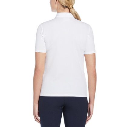 Custom PGA Tour Ladies Airflux Polo - Bright White Back View