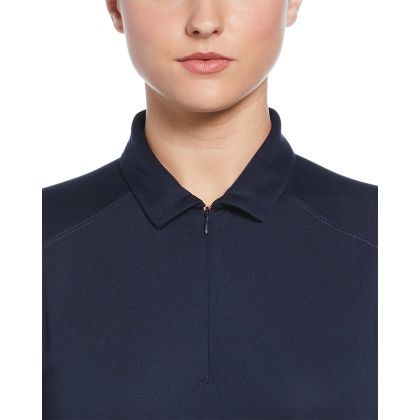 Custom PGA Tour Ladies Airflux Polo - True Navy Chest View