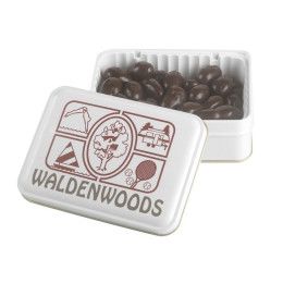 Custom Keepsake Gift Tin - Dark Chocolate Almonds 