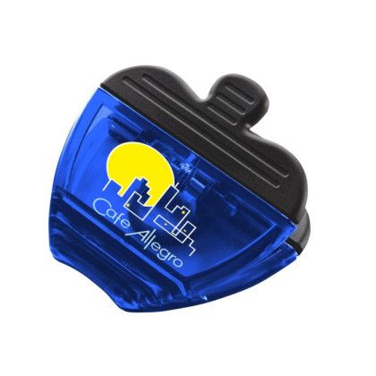 Custom Magnetic Apple Power Clip - Blue