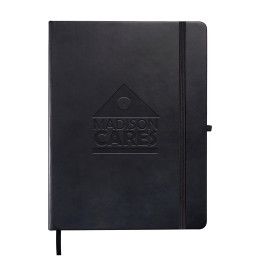 Custom Leeman Tuscany Large Journal - Black Custom Leeman Tuscany Large Journal - Black