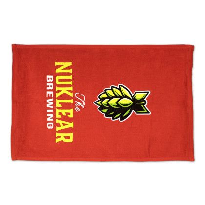 Custom Platinum Collection Golf/Sport Towel (Color) - Red 