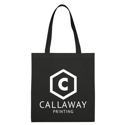 Custom Popular Tote Bag-Low Price-with Imprint - Black 