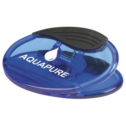 Custom Magnetic Oval Power Clip - Blue Custom Magnetic Oval Power Clip - Blue