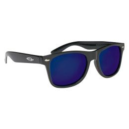 Custom Mirrored Malibu Sunglasses - Blue 