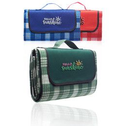 Custom Creekside Roll Up Picnic Blankets - All Colors 