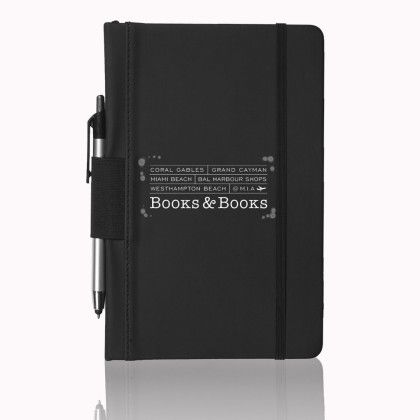 Custom Executive Notebooks with Pen - Black 