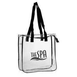 Custom Clear Tote Bags - Clear 