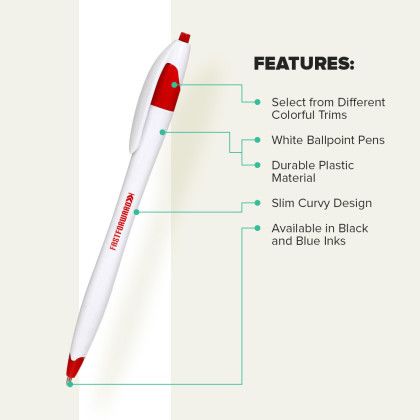 Custom Derby Ballpoint Pens with Logo