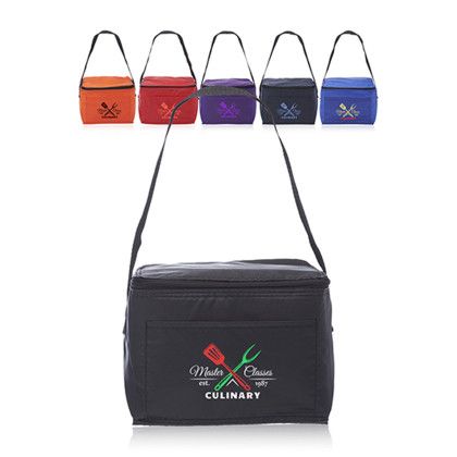 Custom 6 Pack Cooler Lunch Bags - All Colors