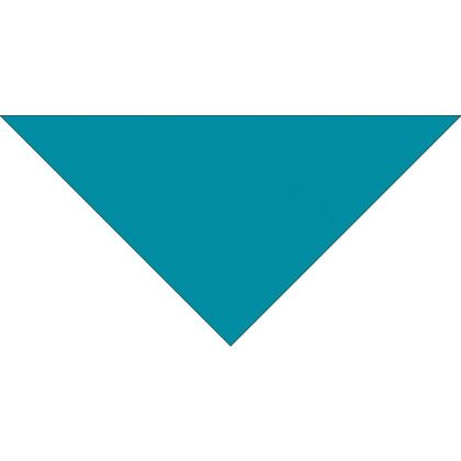 Custom Large Bandanna Triangle - Teal Custom Large Bandanna Triangle - Teal