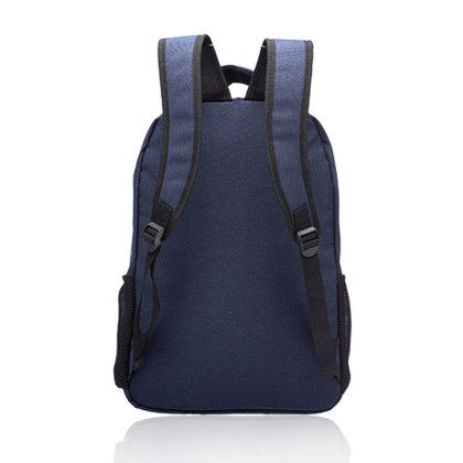 Custom Tempe Backpacks with Laptop Pocket - Navy Back Side