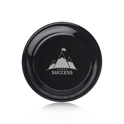 Custom 9.25 in. Solid Color Flying Discs - Black
