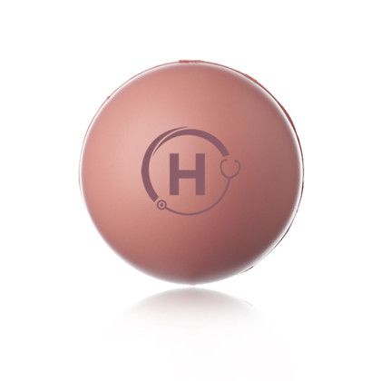 Custom Round Foam Stress Balls - Pink
