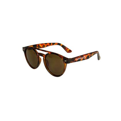 Custom Cosmic Stellar Round Sunglasses - Brown