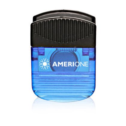 Custom Square Magnetic Clips - Translucent blue