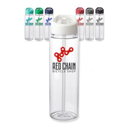 24 oz. Borneo Plastic Water Bottles with Carrying Handle - All Colors