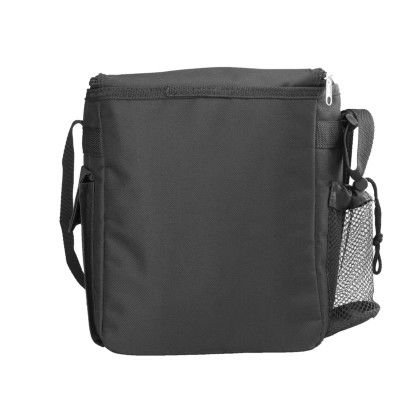 Custom Traveler Insulated Lunch Bags - Black Back Side
