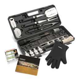 Custom Cuisinart Outdoors 36 Piece Backyard BBQ Tool Set - Open