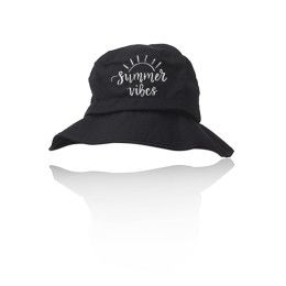 Lightweight Cotton Bucket Hats - Black