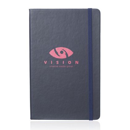 Custom Barrington Hardcover Journals with Band - Blue
