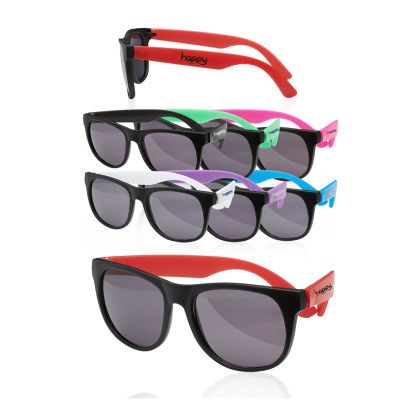 Custom Junie Kid Size Plastic Sunglasses - All Colors