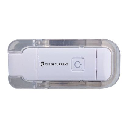 Custom Recycled Rechargeable Book Light - White Custom Recycled Rechargeable Book Light - White