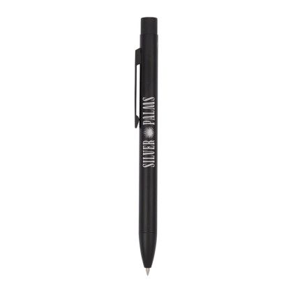 Custom Wellable Recycled Brass Gel Pen - Black 