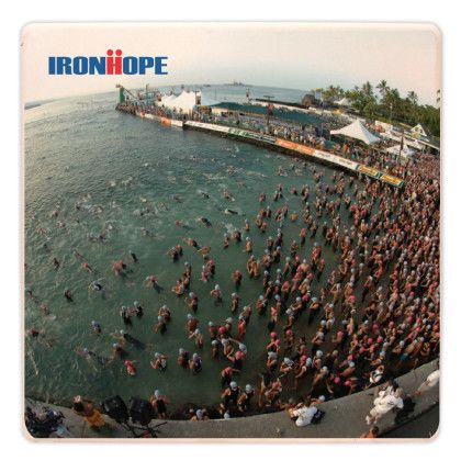 Custom CoasterStone Square Absorbent Stone Coaster - Single (4 1/4"x4 1/4")-Bulk