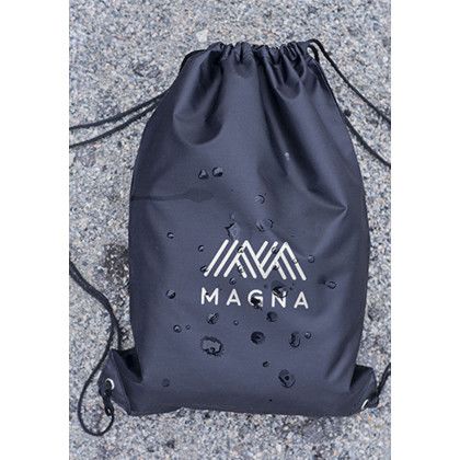 Custom Black Trim Drawstring Bags - Black Lifestyle Custom Black Trim Drawstring Bags - Black Lifestyle