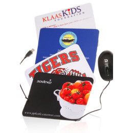 Custom Rectangle Mouse Pads 1/8 - White