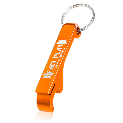 Custom Bottle Opener Metal Keychains - Orange Custom Bottle Opener Metal Keychains - Orange