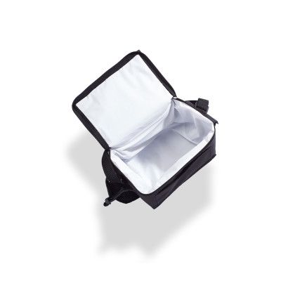 Custom Insulated Polyester Lunch Bags - Royal Blue Top View