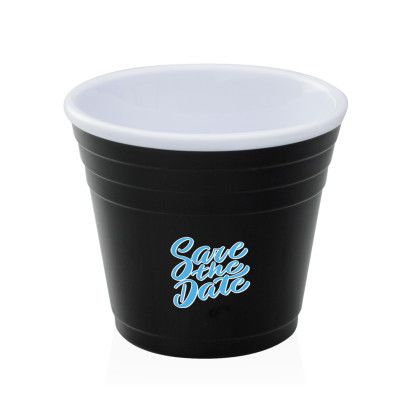 Custom 2 oz. Party Cup Shot Glasses - Black