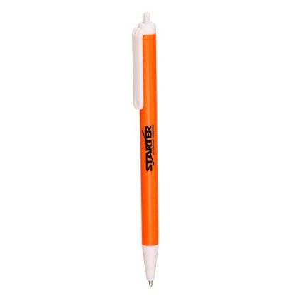 Custom Advantage Retractable Pens - Orange 
