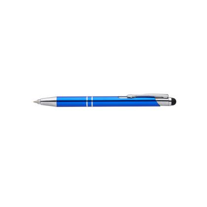 Custom Night Rite Stylus Metal Pens - Blue Back View 