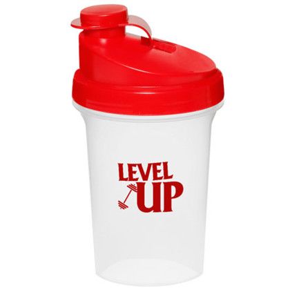 Custom 16 oz Shaker Bottles - Red