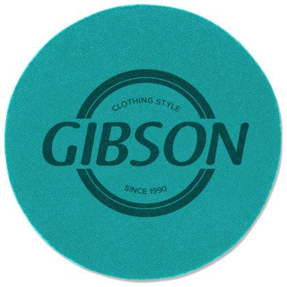 Custom 4 inch Round Foam Bud Coasters - Turquoise 