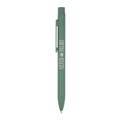 Custom Wellable Recycled Brass Gel Pen - Olive