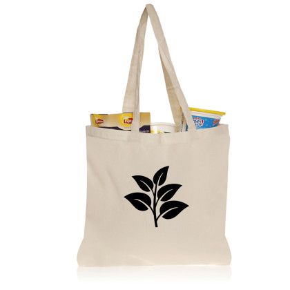 Custom Natural Cotton Tote Bags - Natural