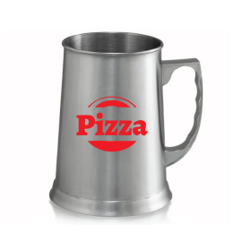 Custom Stainless Steel Beer Mugs - Silver 