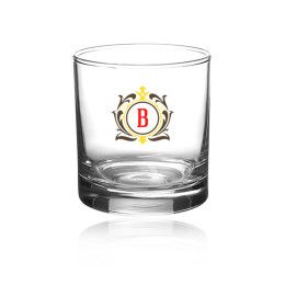 Custom 10.5 oz Lexington Rocks Whiskey Glass - Clear