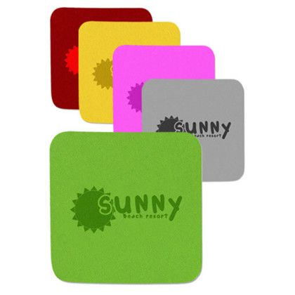 Custom 4 inch Squared Foam Custom Coasters - All Colors 