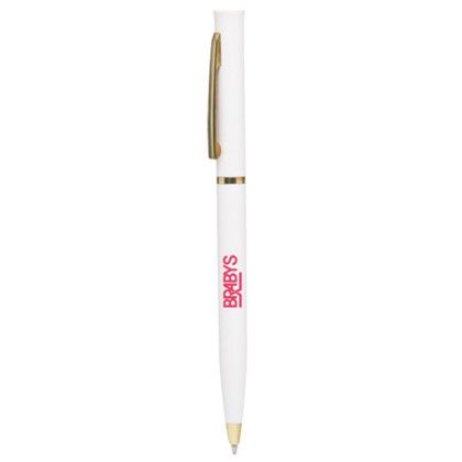 Custom Alston Hotel Pens - White